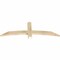 Ekena Millwork Bellingham Rough Sawn Timber Gable Bracket, Douglas Fir, 60"W x 20"H x 2"D x 4"F, 8/12 Pitch GBW060X20X0204BEL00RDF - alternate 4